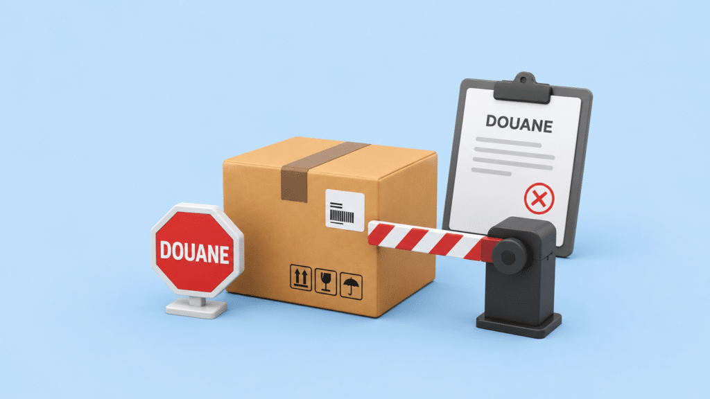 Colis bloqué en douane